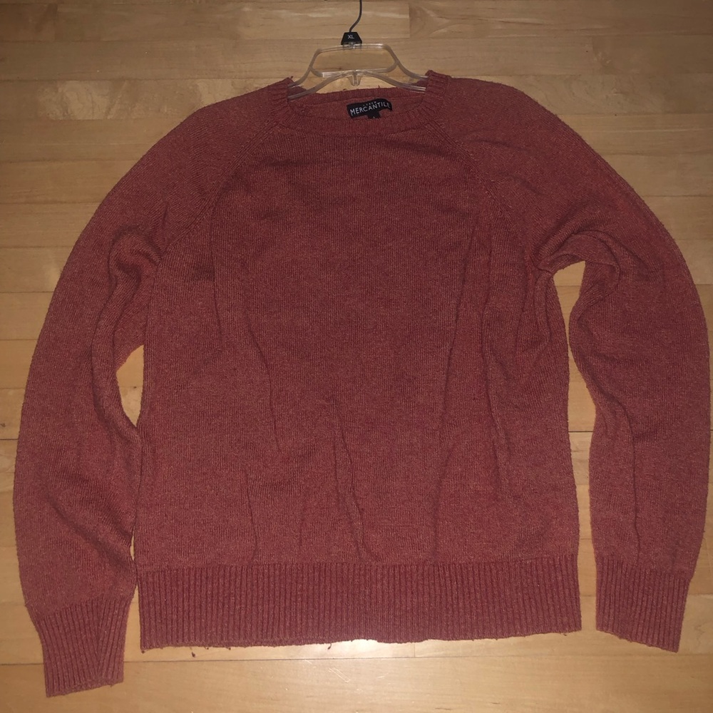 J. Crew Mercantile Red comfy Sweater size Large!
